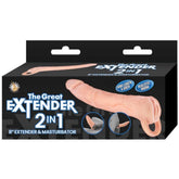 Nasstoys THE GREAT EXTENDER 2 in 1 Penis Extender and Masturbator Penis Sleeves and Extenders
